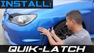 Install QuikLatch QD Latches amp New Bumper Brackets [upl. by Sone]