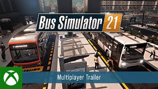 Bus Simulator 21  Multiplayer Trailer [upl. by Refeinnej]