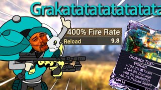 Warframe  400 Fire Rate Grakatatata But Takes 10s To Reload [upl. by Ahseyd]