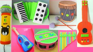 6 INSTRUMENTOS CASEROS CON RECICLAJE ♬ Diy Manualidades [upl. by Ennirak919]