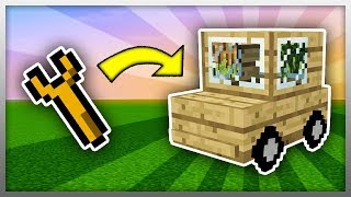 ✔️ How to Build Your Own CAR in Minecraft [upl. by Codding864]