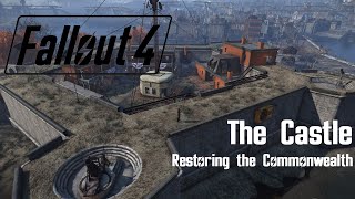 The Castle  a restored Minutemen Forward Operating Base  Fallout 4 Settlements [upl. by Haggerty146]