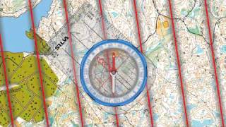 How to use a Compass  easy compass navigation with the Silva 123 system [upl. by Trah]