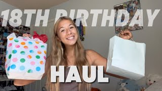 18TH BIRTHDAY HAUL🎂 [upl. by Enidlarej]