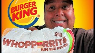 BURGER KING® quotWHOPPERRITOquot™ Review [upl. by Ariuqahs725]