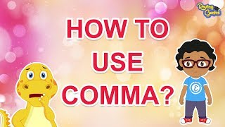 How To Use Comma In English Sentences  English Grammar For Kids  Roving Genius [upl. by Jard654]