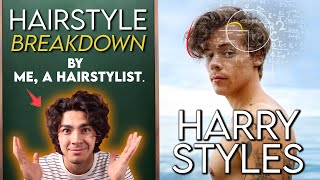 HARRY STYLES HAIRCUT  HOW TO CONQUER A HIGH HAIRLINE  InDepth Breakdown By A Hairstylist [upl. by Narih]