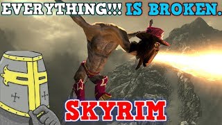 Breaking Skyrim With Mods The Elder Scrolls is broken Feat The Spiffing Brit amp Sorrow TV  Part 1 [upl. by Adav]