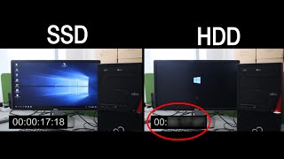 SSD vs HDD Windows 10 [upl. by Baer904]