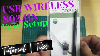 USB Wireless 80211N Device Easy Setup Tutorial  Tips [upl. by Rainer184]