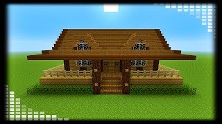 TUTO PETITE MAISON EN BOIS  MINECRAFT [upl. by Meraree190]