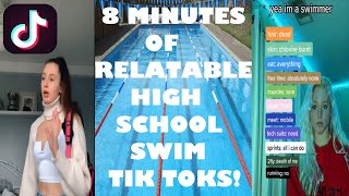 8 Minutes Of Relatable High School amp Competitive Swimming Tik Toks [upl. by Aileon]