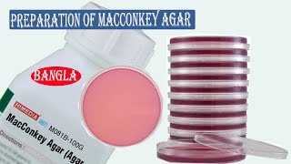 Preparation of Macconkey Agar Media। How to Prepare Macconkey Agar Media [upl. by Luiza]