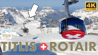 TITLIS Rotair – the worlds first revolving cable car  Engelberg Switzerland [upl. by Necaj]