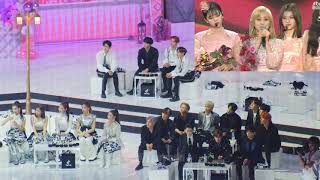 Idols reaction to Twice speech GDA 2020 day 1 [upl. by Eeryt470]