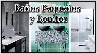 IDEAS DE DECORACION PARA BAÑOS PEQUEÑOS Y BONITOS [upl. by Ysus]