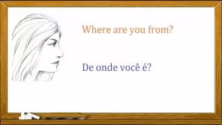 Aprendendo inglês com diálogos em Inglês  Aula 1• De onde você é [upl. by Eelana]