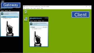 LogMeIn Hamachi  setting up a gateway [upl. by Xirdnek]