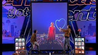 Tony amp Jordan French Twins SHOCK with Virtual Magic on America’s Got Talent [upl. by Appleby155]