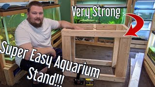 Easy DIY Aquarium Stand  Universal aquarium stand [upl. by Magbie]