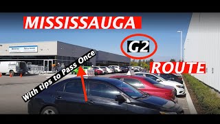 Mississauga G2 Route  With OnScreen Tips  Pass Your Test at First Attempt MississaugaG2Route [upl. by Gael]