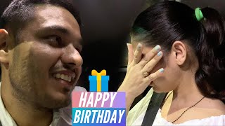 Surprise Birthday Gift made her Cry  Prateek Rathee [upl. by Enylekcaj]