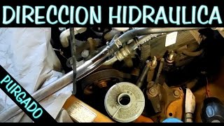 CAMBIO COMPLETO DE LIQUIDO DE DIRECCION HIDRAULICA purgado [upl. by Nner725]