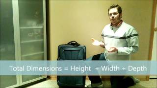 How to Work Out Your Luggage Dimensions [upl. by Ainoval]