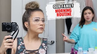 FAMILY MORNING ROUTINE  SISTERFOREVERVLOGS 783 [upl. by Ondrea]