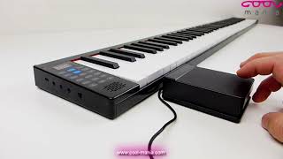 Foldable keyboard piano portable folding 130cm  88 keys  Stereo speakers wwwcoolmaniacom [upl. by Nosmirc]