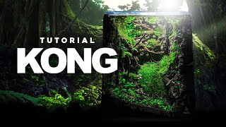 KONG  A Mysterious LowTech Nano Jungle  Aquascape Tutorial for Beginners [upl. by Dorn]