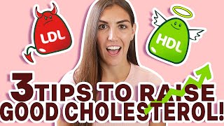 How to Raise HDL Cholesterol NATURALLY 3 EASY STEPS [upl. by Yeliak]