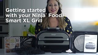 Indoor Grill  Getting Started Ninja® Foodi™ Smart XL Grill [upl. by Neras]