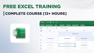 Free Excel Training  Complete Course 12 Hours [upl. by Johnette860]