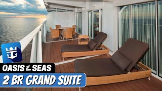 Oasis of the Seas  2BR Grand Suite Tour amp Review 4K  Royal Caribbean Cruise [upl. by Range]