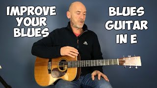 Blues guitar lesson in E [upl. by Marela435]