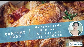 Geroosterde kip met aardappels uit de oven [upl. by Oilut]