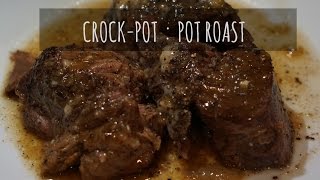 Slow Cooker Crock Pot POT ROAST  Margot Brown [upl. by Maier]