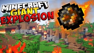 How To Summon A GIANT FIREBALL  Minecraft Tutorial Minecraft 19 [upl. by Alisia74]