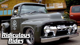 We Modernised A 1950s Ford F100  RIDICULOUS RIDES [upl. by Niatsirk462]