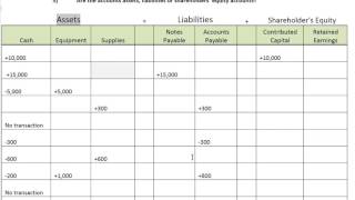 Accounting Process Step 1 Transaction Analysis  WorldWide Webster [upl. by Yelekalb926]