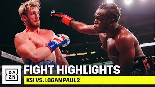 HIGHLIGHTS  KSI vs Logan Paul 2 [upl. by Hillyer]