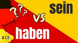 German Perfect Tense  SEIN or HABEN Explained [upl. by Shutz966]