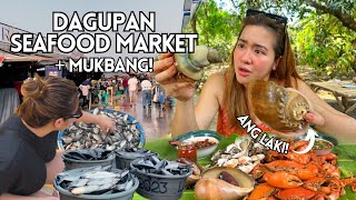 DAGUPAN SEAFOOD MARKET  MUKBANG  Love Angeline Quinto [upl. by Nyrrek647]