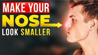 4 Ways To Make Your Nose Look Smaller For Men [upl. by Jehu]