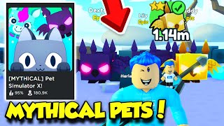 The MYTHICAL PET UPDATE Is HERE In Pet Simulator X And Its AMAZING Roblox [upl. by Eenor]