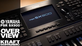 Yamaha PSRSX900  Overview with Gabriel Aldort [upl. by Ahsekal411]