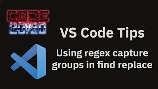 VS Code tips — Using regex capture groups in find replace [upl. by Stoffel]