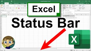 The Excel Status Bar [upl. by Idoj579]