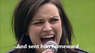 Amy MacDonald sings Flower of Scotland with lyrics [upl. by Dara]